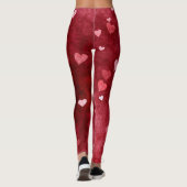 Valentijnse Hoorspatroon Leggings (Achterkant)