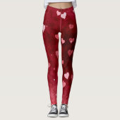 Valentijnse Hoorspatroon Leggings (Voorkant)