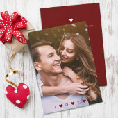 Valentijnse HOUDEN Fotokaart Feestdagenkaart