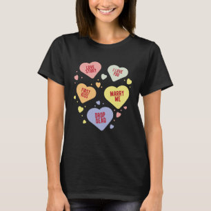 Valentijnse  houden van gedicht t-shirt