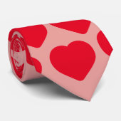 Valentijnse  houden van hart cadeau voor hem minna stropdas (Opgerold)