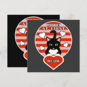 Valentijnse houden van op het eerste gezicht kat (Voorkant / Achterkant)