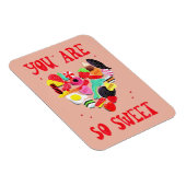 Valentijnse  Je bent zo'n goed snoep hart Magneet (Rechterzijde)