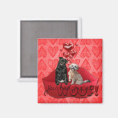 Valentijnse - Je had me bij Woof! Magneet (Voorkant / Achterkant)