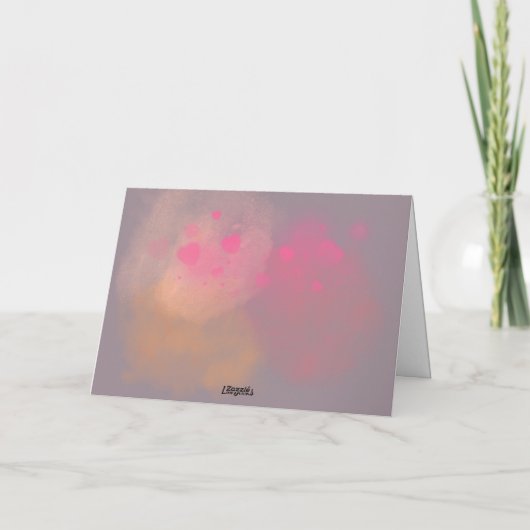 Valentijnse Jubilea/Dromerige kaart (Achterkant)