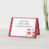 Valentijnse kaart (Achterkant)