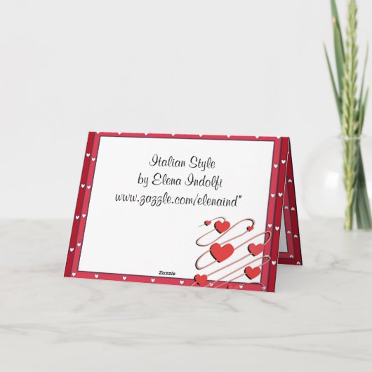 Valentijnse kaart (Achterkant)