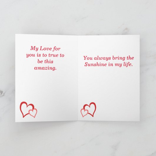 Valentijnse kaart (Binnen)