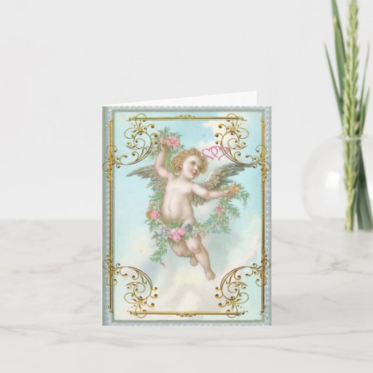 Valentijnse Kaart Angel - Gepersonaliseerd (Voorkant)