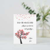 Valentijnse Kaart, avontuur van leven Feestdagenkaart (Staand voorkant)