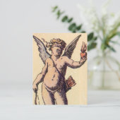 Valentijnse Kaart Cupido geblinddoekt, Tarot (Staand voorkant)