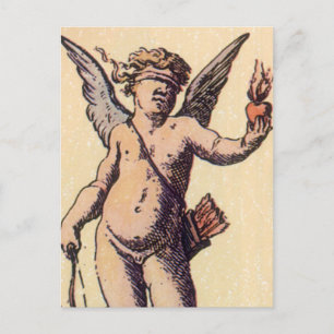 Valentijnse Kaart Cupido geblinddoekt,  Tarot