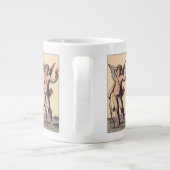 Valentijnse Kaart Cupido geblinddoekt, Tarot Grote Koffiekop (Achterkant)