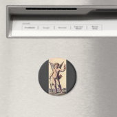 Valentijnse Kaart Cupido geblinddoekt,  Tarot Magneet (Insitu (Vaatwasser))
