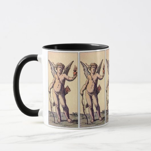 Valentijnse Kaart Cupido geblinddoekt,  Tarot Mok (Links)
