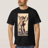 Valentijnse Kaart Cupido geblinddoekt,  Tarot T-shirt (Voorkant)