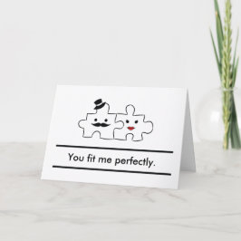 Valentijnse kaart He&She: U past volkomen me