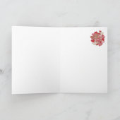 Valentijnse Kaart Italiaans Groeten, Harten, Rozen (Binnen)