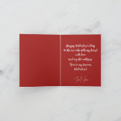 Valentijnse Kaart/Liefde Bedankkaart (Binnen)