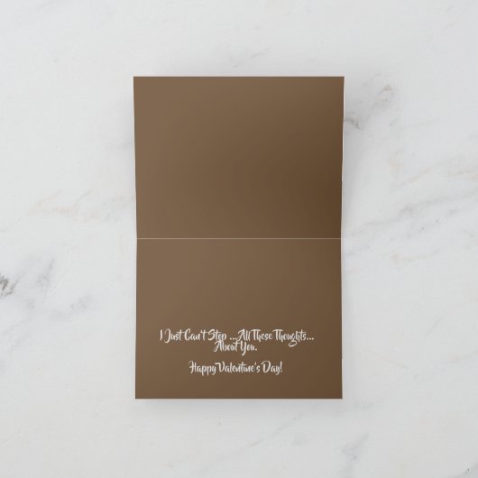 Valentijnse kaart met aangesloten zebra (Binnen)