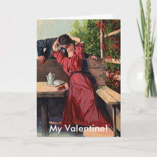  Valentijnse Kaart met een paar zoenen
