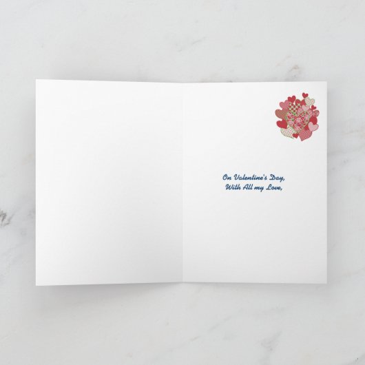 Valentijnse Kaart om persoonlijk te personaliseren (Binnen)