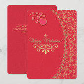 VALENTIJNSE Kaart ~ Uitnodiging (Voorkant / Achterkant)