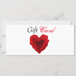 Valentijnse Kaart voor cadeautjes van rode rode ro