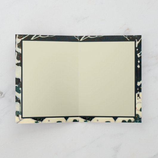 Valentijnse kaart winternacht