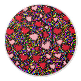 Valentijnse Keramische Knop