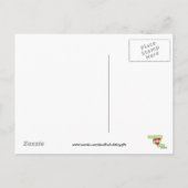 Valentijnse kikker vakantie begroeting briefkaart (Achterkant)