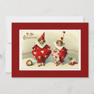 Valentijnse Kinderen Feestdagenkaart