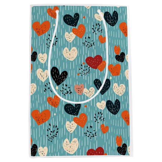 Valentijnse Kitsch Medium Cadeauzakje (Voorkant)