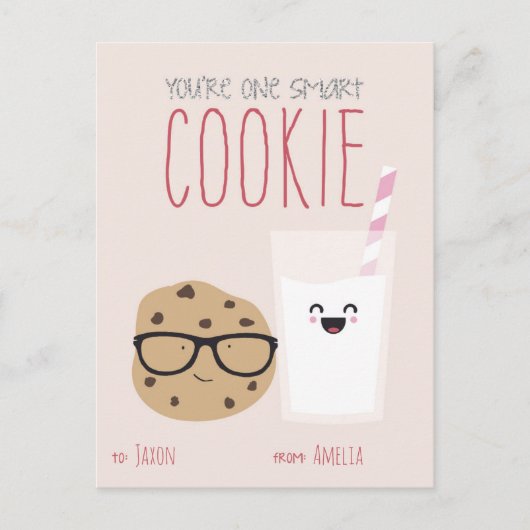 Valentijnse klaslokalen feestdagenkaart (Voorkant)