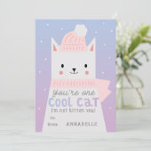 Valentijnse klaslokalen feestdagenkaart (Staand voorkant)