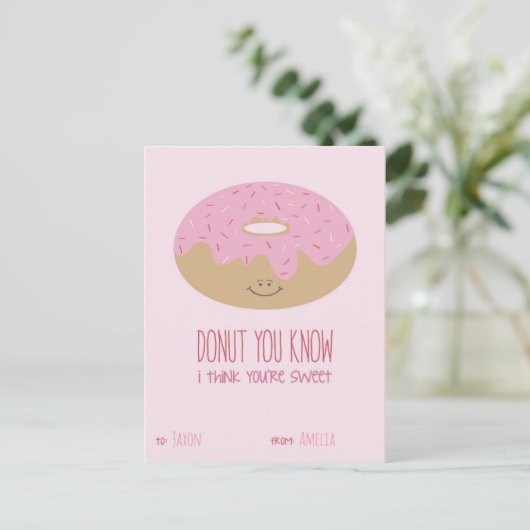 Valentijnse klaslokalen feestdagenkaart (Staand voorkant)