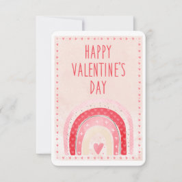 Valentijnse klaslokalen Kinder roze regenboogharte