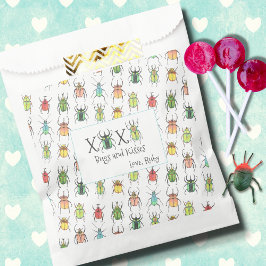 Valentijnse klaslokalen XOXO-handschoenen en Kisse Bedankzakje