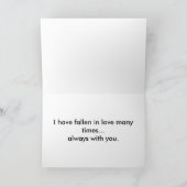 Valentijnse  kleurrijk Snoep Harten Patroonpatroon Feestdagen Kaart (Binnen)