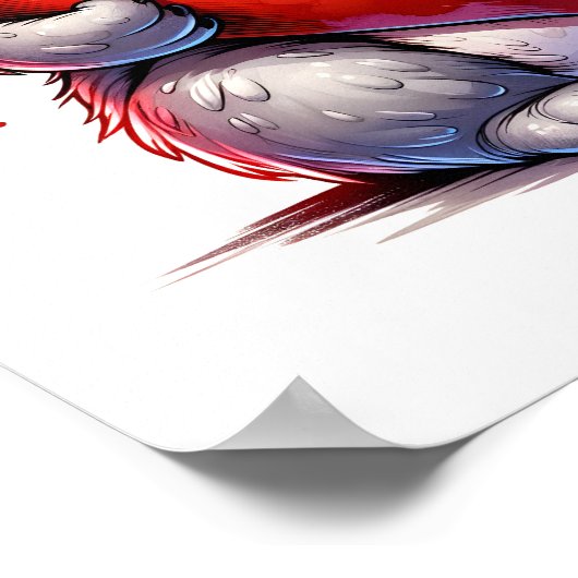 Valentijnse  Koala Schattige Koala Hart  Poster (Hoek)