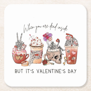 Valentijnse koffie VALENTIJNSDAG Kartonnen Onderzetters