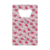 Valentijnse kunsten op enveloppen creditkaart flessenopener (Voorkant)