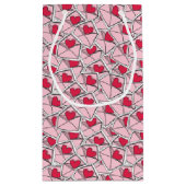 Valentijnse kunsten op enveloppen klein cadeauzakje (Achterkant)