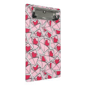 Valentijnse kunsten op enveloppen mini klembord (Schuin)