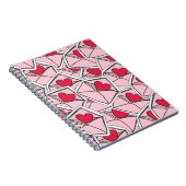 Valentijnse kunsten op enveloppen notitieboek (Rechterzijde)