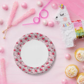 Valentijnse kunsten op enveloppen papieren bordje (Feest)