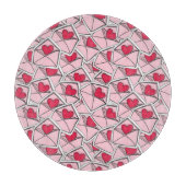 Valentijnse kunsten op enveloppen snijplank (Voorkant)