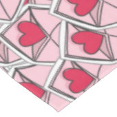 Valentijnse kunsten op enveloppen tafelkleed (Gekanteld)