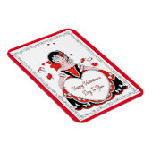 Valentijnse Lady Flexible Magnet Magneet (Rechterzijde)