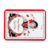 Valentijnse Lady Flexible Magnet Magneet (Horizontaal)